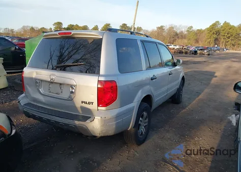 2004 Honda Pilot Ex из США, поврежденный, VIN 2HKYF184X4H574547